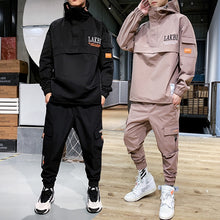 Load image into Gallery viewer, 2020 Workwear jacket men's Hooded Jacket+Pants 2PC Sets  baseball  loose Pullover coat &amp; Long Pants Mens Clothing
