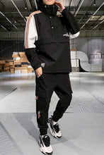 Load image into Gallery viewer, 2020 Workwear jacket men's Hooded Jacket+Pants 2PC Sets  baseball  loose Pullover coat &amp; Long Pants Mens Clothing
