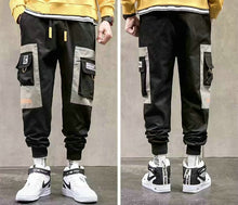Load image into Gallery viewer, Streetwear pantalones cargo de harén multibolsillos para hombre, pantalones de chándal casuales de Hip Hop para hombre, pantalones Joggers, pantalones de moda Harajuku para hombres
