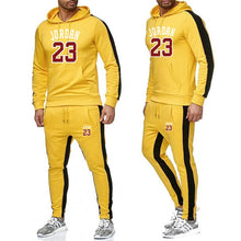 Load image into Gallery viewer, Brand Clothing Men's Fashion Tracksuit Casual Sportsuit Men Hoodies Sweatshirts Sportswear JORDAN 23 Coat+Pant Men Set
