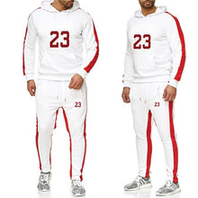 Load image into Gallery viewer, Brand Clothing Men's Fashion Tracksuit Casual Sportsuit Men Hoodies Sweatshirts Sportswear JORDAN 23 Coat+Pant Men Set
